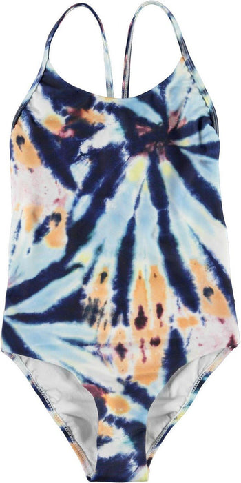 Badeanzug Nanna Summer Tie Dye - pilzessono.shop - zauberhafte Kinderdinge