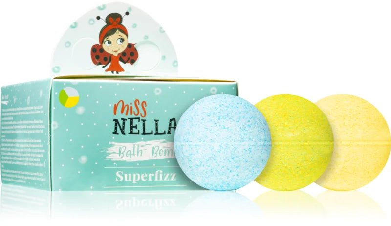 Badebomben 3x Bath Fizzers von Miss Nella - pilzessono.shop - zauberhafte Kinderdinge