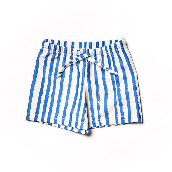 Badehose - blau gestreift - pilzessono.shop - zauberhafte Kinderdinge