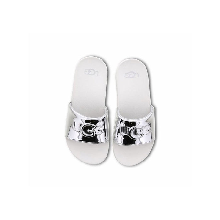 Badeschuhe Silber Slide von UGG - pilzessono.shop - zauberhafte Kinderdinge