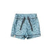 Badeshorts Gwen - Stone Blue Triangle - pilzessono.shop - zauberhafte Kinderdinge