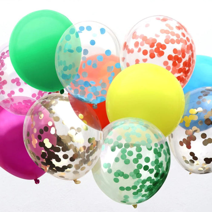 Balloons Rainbow Confetti 12er Packung - pilzessono.shop - zauberhafte Kinderdinge
