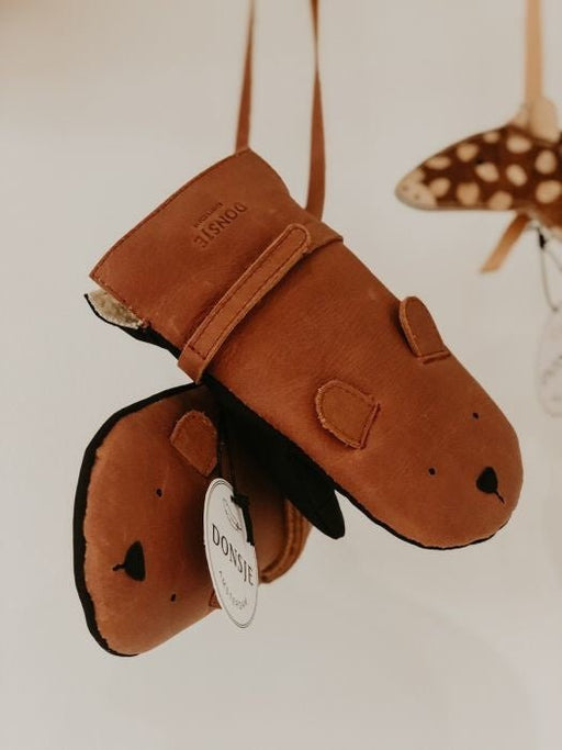 ⋙ Bärenhandschuhe aus Leder von Donsje ♡ - pilzessono.shop - zauberhafte Kinderdinge