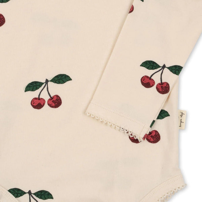 🍒 Basic Body Langarm | ma grande cerise von Konges Sløjd - pilzessono.shop - zauberhafte Kinderdinge