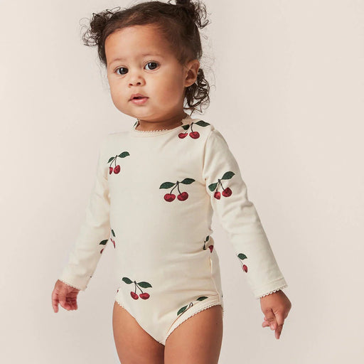🍒 Basic Body Langarm | ma grande cerise von Konges Sløjd - pilzessono.shop - zauberhafte Kinderdinge