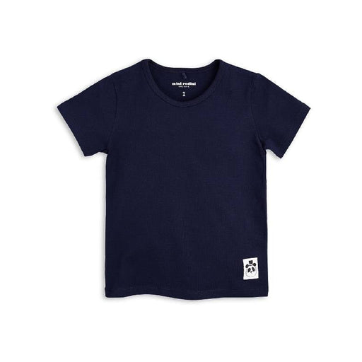 Basic T-Shirt in dunkelblau von Mini Rodini bei Pilzessin - pilzessono.shop - zauberhafte Kinderdinge