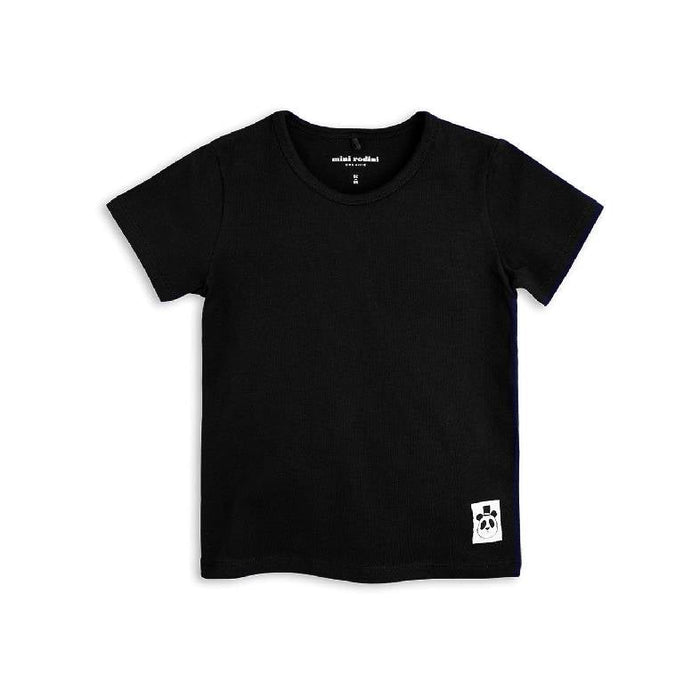 Basic T-Shirt in schwarz von Mini Rodini - pilzessono.shop - zauberhafte Kinderdinge