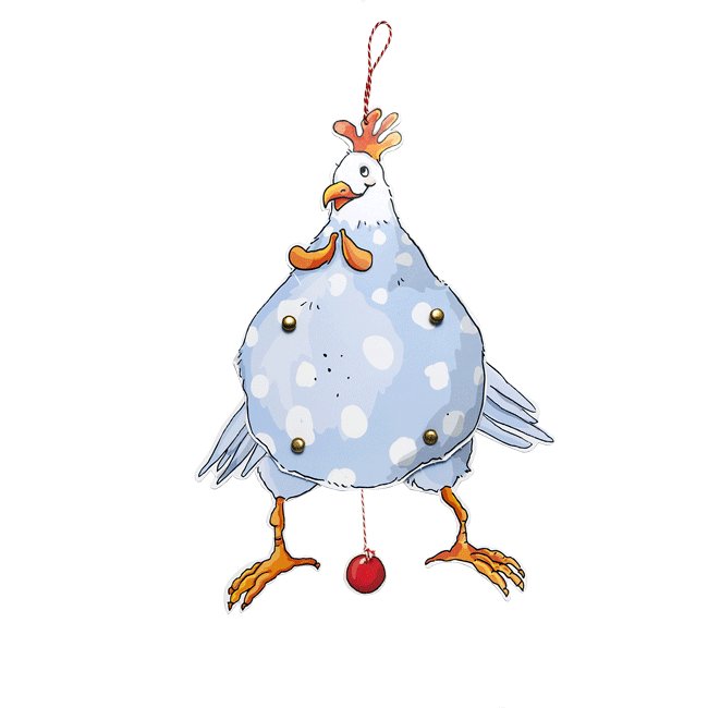 Bastelbogen Hampelhuhn - pilzessono.shop - zauberhafte Kinderdinge