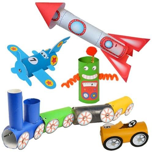 Basteln mit Papprolle - pilzessono.shop - zauberhafte Kinderdinge