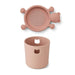 Bastian kleines Strand-Set in rosa von Liewood - pilzessono.shop - zauberhafte Kinderdinge
