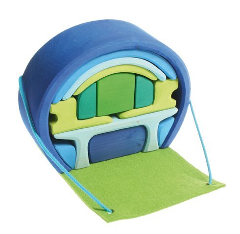 Bauhaus blau - pilzessono.shop - zauberhafte Kinderdinge
