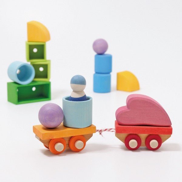 Bauspiel Holzzug von Grimms - pilzessono.shop