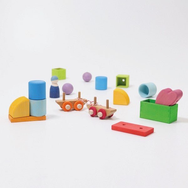 Bauspiel Holzzug von Grimms - pilzessono.shop