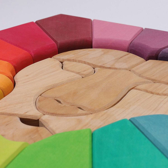 Bauspiel Regenbogenlöwe HAKUNA MATATA ♥ - pilzessono.shop - zauberhafte Kinderdinge