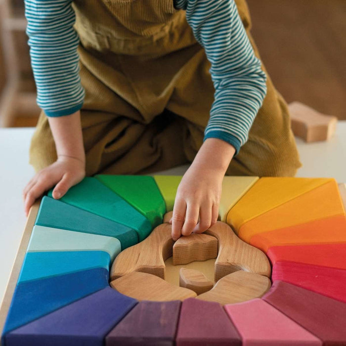 Bauspiel Regenbogenlöwe HAKUNA MATATA ♥ - pilzessono.shop - zauberhafte Kinderdinge