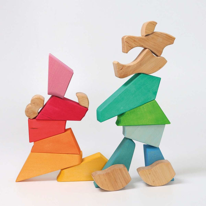 Bauspiel Regenbogenlöwe HAKUNA MATATA ♥ - pilzessono.shop - zauberhafte Kinderdinge