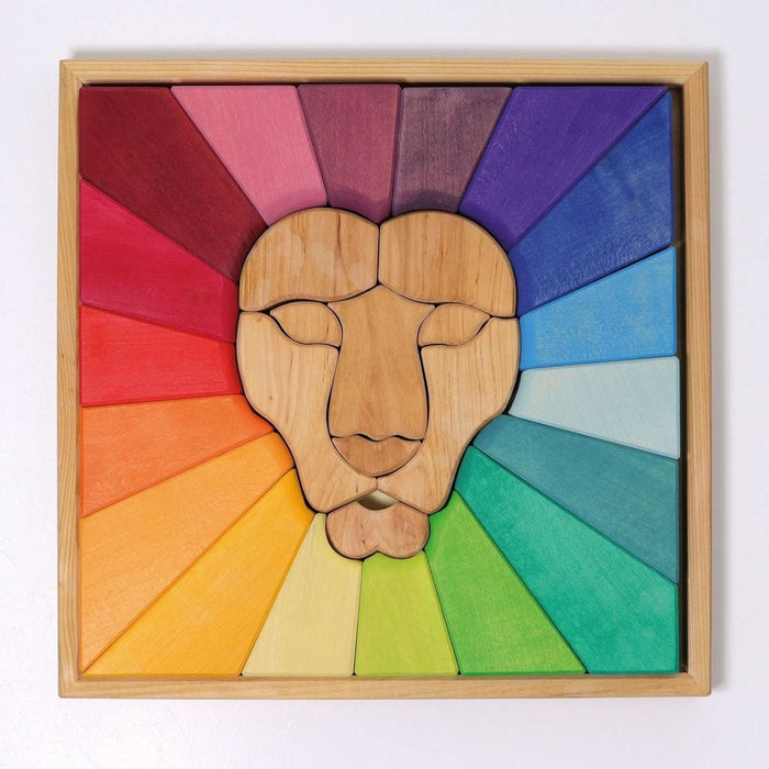 Bauspiel Regenbogenlöwe HAKUNA MATATA ♥ - pilzessono.shop - zauberhafte Kinderdinge