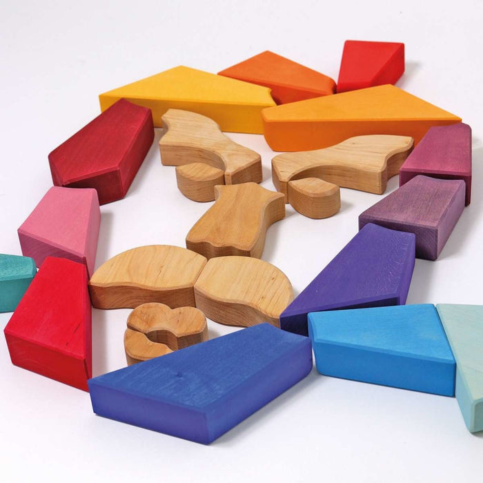 Bauspiel Regenbogenlöwe HAKUNA MATATA ♥ - pilzessono.shop - zauberhafte Kinderdinge