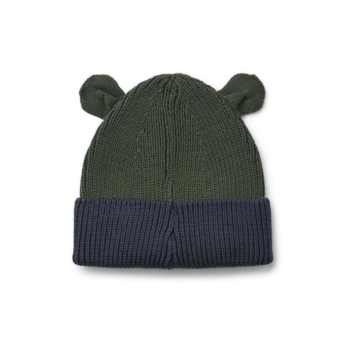 ⋙ Beanie Gina hunter green / midnight navy von Liewood ♥ - pilzessono.shop - zauberhafte Kinderdinge