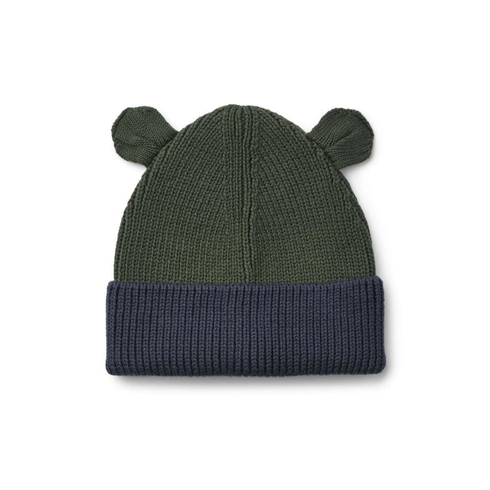 ⋙ Beanie Gina hunter green / midnight navy von Liewood ♥ - pilzessono.shop - zauberhafte Kinderdinge