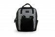 Bear backpack black & striped - pilzessono.shop - zauberhafte Kinderdinge