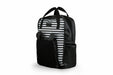 Bear backpack black & striped - pilzessono.shop - zauberhafte Kinderdinge
