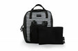 Bear backpack black & striped - pilzessono.shop - zauberhafte Kinderdinge