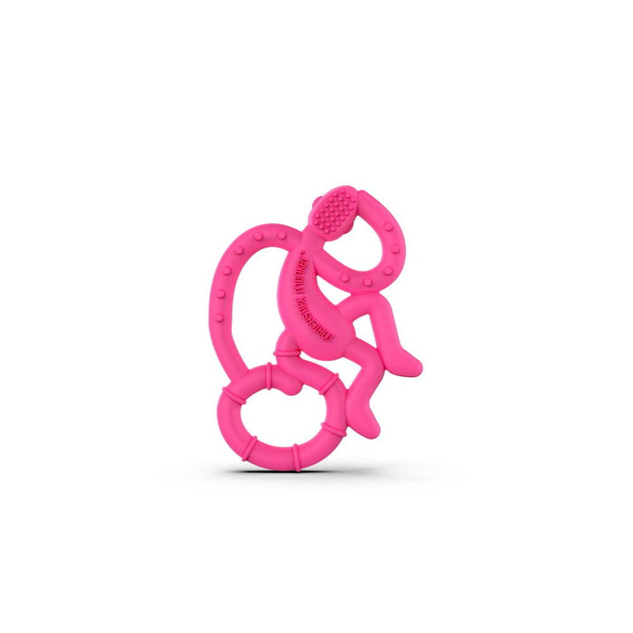 ⋙ Beißring Affe mini in rosa von Matchstick Monkey ♥ - pilzessono.shop
