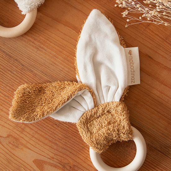 Beißring Hase - pilzessono.shop - zauberhafte Kinderdinge