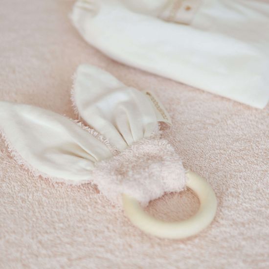 Beißring Hase - pilzessono.shop - zauberhafte Kinderdinge