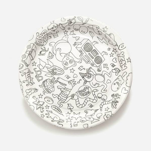 Bemalbare Partyteller von OMY - pilzessono.shop - zauberhafte Kinderdinge