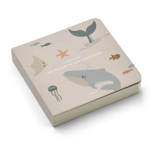 Bertie Baby Buch in sea creature / sandy - pilzessono.shop - zauberhafte Kinderdinge