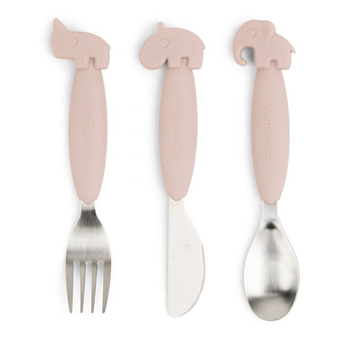Besteckset rosa - pilzessono.shop - zauberhafte Kinderdinge