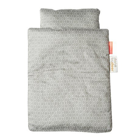 Bettwäsche für Puppenbett grau Donebydeer - pilzessono.shop - zauberhafte Kinderdinge