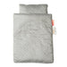 Bettwäsche für Puppenbett grau Donebydeer - pilzessono.shop - zauberhafte Kinderdinge