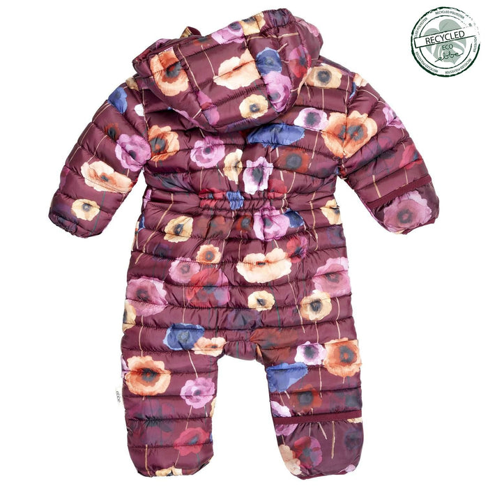 "Bevin" Winteroverall Bordeaux Flower Print von ebbe ♡