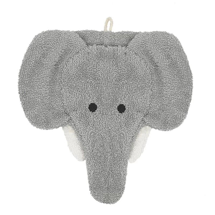 BIO Waschlappen Elefant - pilzessono.shop - zauberhafte Kinderdinge