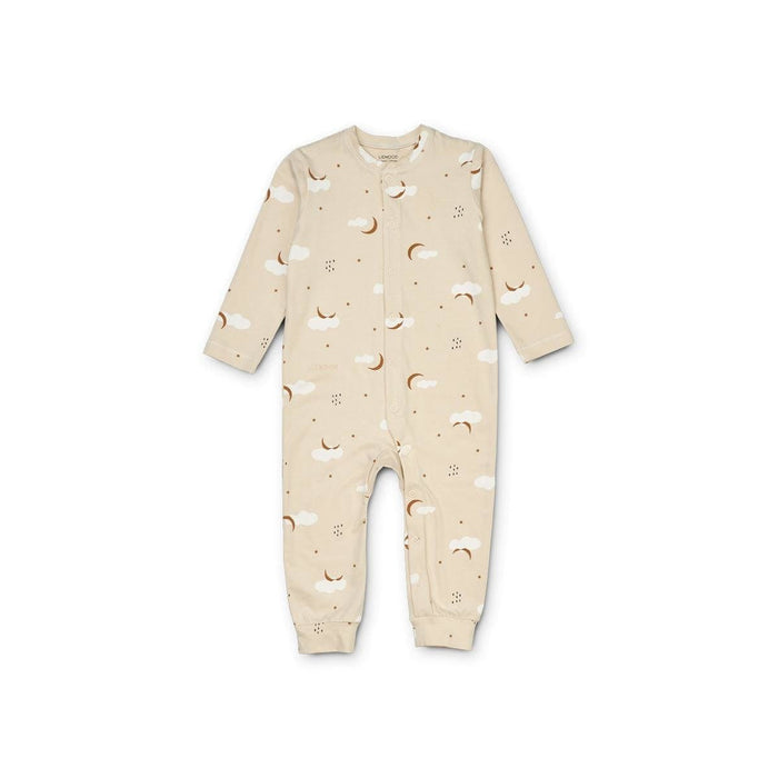 Birk Pyjamas Jumpsuit in stargazer / foggy mix von Liewood ♡ - pilzessono.shop - zauberhafte Kinderdinge