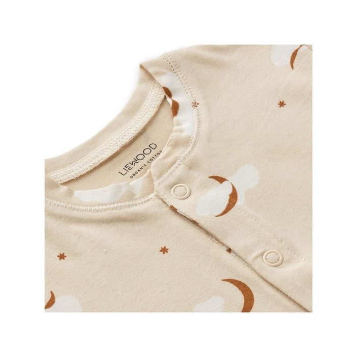 Birk Pyjamas Jumpsuit in stargazer / foggy mix von Liewood ♡ - pilzessono.shop - zauberhafte Kinderdinge