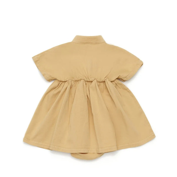 Bizau Kleid in Hay gelb - pilzessono.shop - zauberhafte Kinderdinge