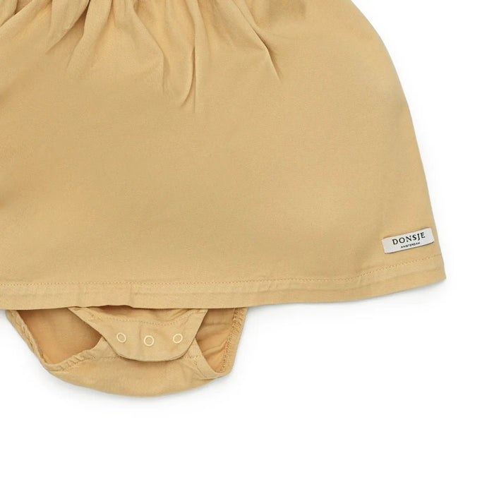 Bizau Kleid in Hay gelb - pilzessono.shop - zauberhafte Kinderdinge