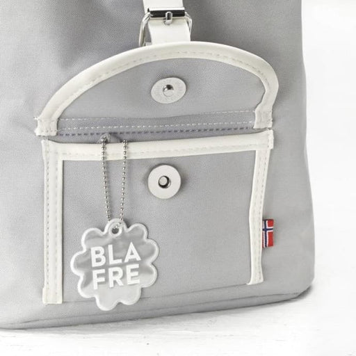 Blafre Kinderrucksack grau im Retro Design - pilzessono.shop - zauberhafte Kinderdinge