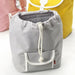 Blafre Kinderrucksack grau im Retro Design - pilzessono.shop - zauberhafte Kinderdinge