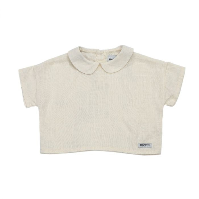 ⋙ Bluse "AVA" in weiß von Donsje ♡ - pilzessono.shop - zauberhafte Kinderdinge