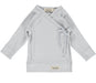 Bluse Tut Wrap LS, sanftes blau von MarMar - pilzessono.shop - zauberhafte Kinderdinge