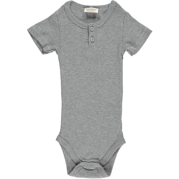 Body SS, grau von MarMar - pilzessono.shop - zauberhafte Kinderdinge