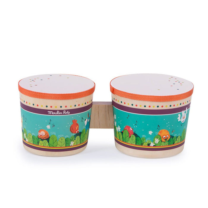 Bongo-Trommel Dans la Jungle Moulin Roty ♡ - pilzessono.shop - zauberhafte Kinderdinge