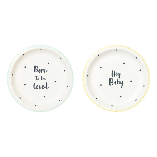 Born to be loved Teller ♥ von Talking Tables - pilzessono.shop - zauberhafte Kinderdinge