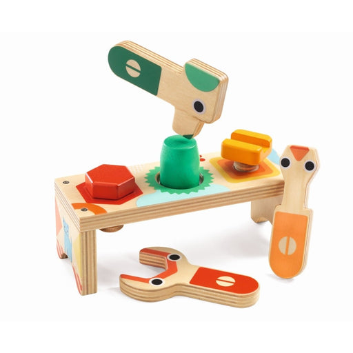 ⋙ Bricolou - Werkbank von Djeco 18m+ ♥ - pilzessono.shop - zauberhafte Kinderdinge