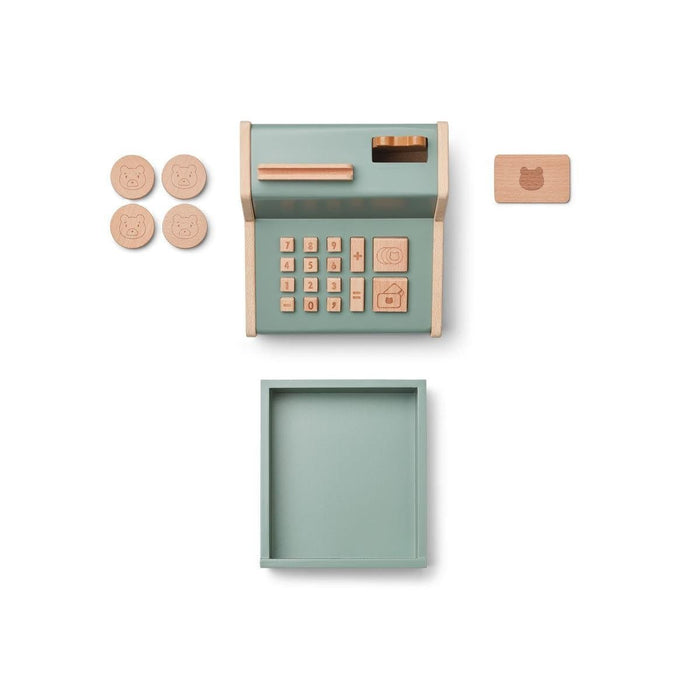 Buck Kasse in faune green / golden caramel - pilzessono.shop - zauberhafte Kinderdinge